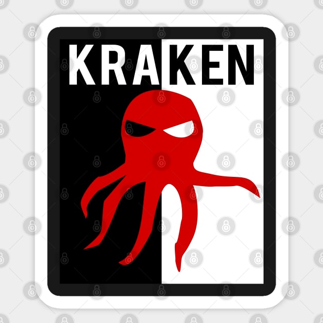 Kraken Octopus Sticker by reyzo9000